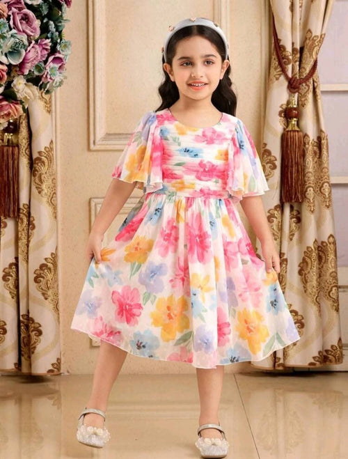 Flowery Dress for Kids